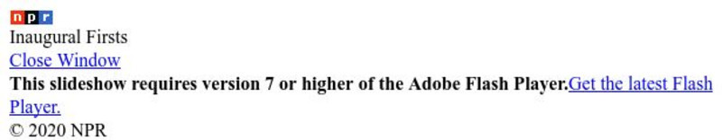 Npr: Inaugural Firsts PPT Npr: Inaugural Firsts PPT