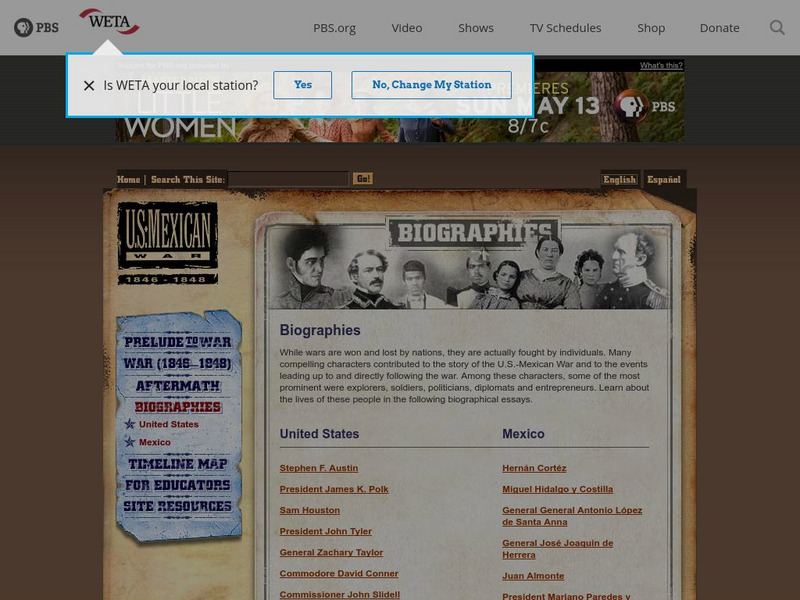 U.s. Mexican War: Biographies Website
