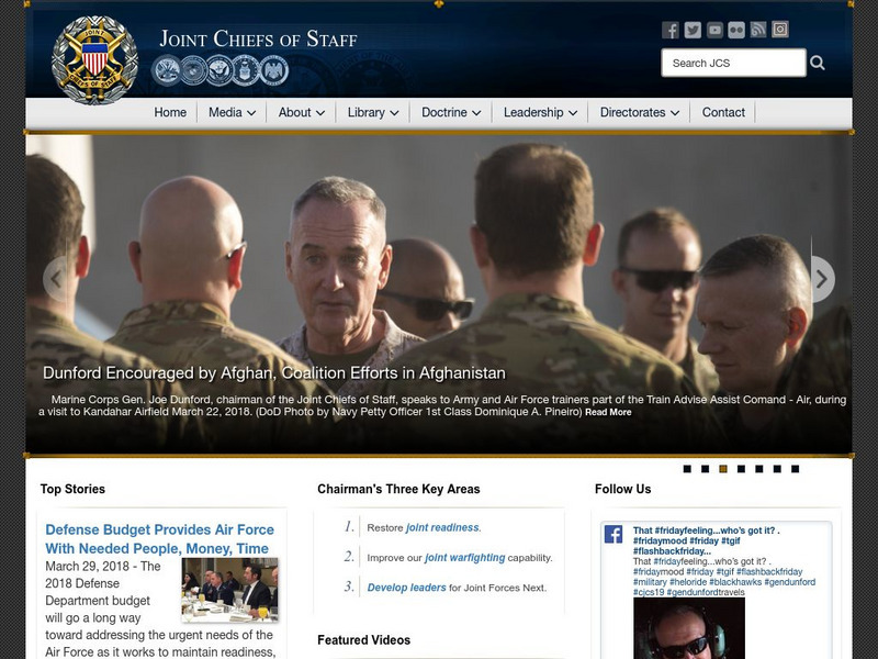 Defense Technical Info. Center: Joint Chiefs of Staff Website Defense Technical Info. Center: Joint Chiefs of Staff Website