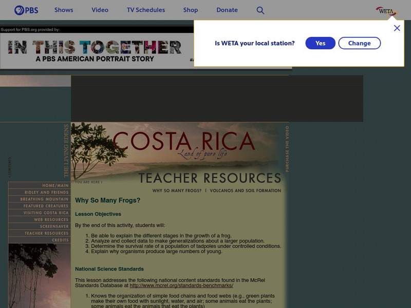 Pbs Teachers:costa Rica: Volcanos and Soil Formation Lesson Plan Pbs Teachers:costa Rica: Volcanos and Soil Formation Lesson Plan