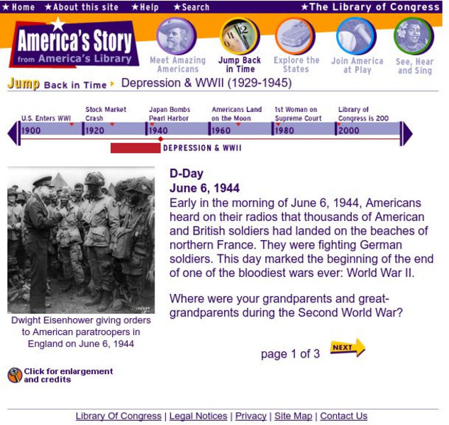 Loc: America's Story: D Day (June 6, 1944) Handout Loc: America's Story: D Day (June 6, 1944) Handout