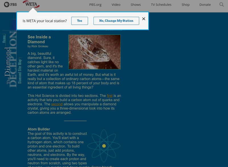 Pbs Teachers: See Inside a Diamond: Hot Science Interactive Pbs Teachers: See Inside a Diamond: Hot Science Interactive