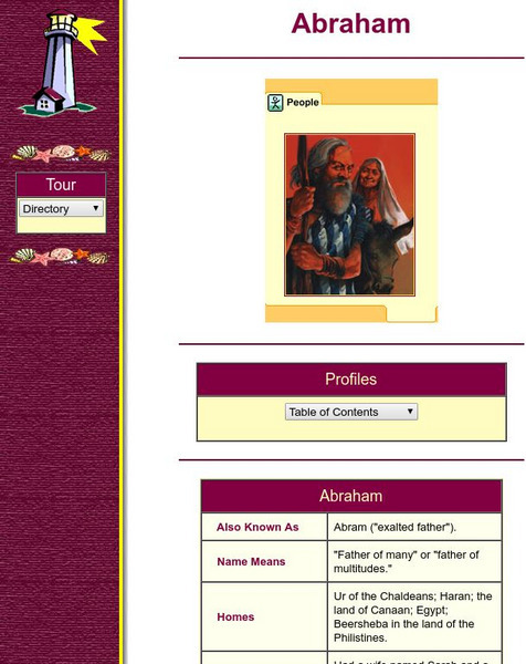 Profile: Abraham Website