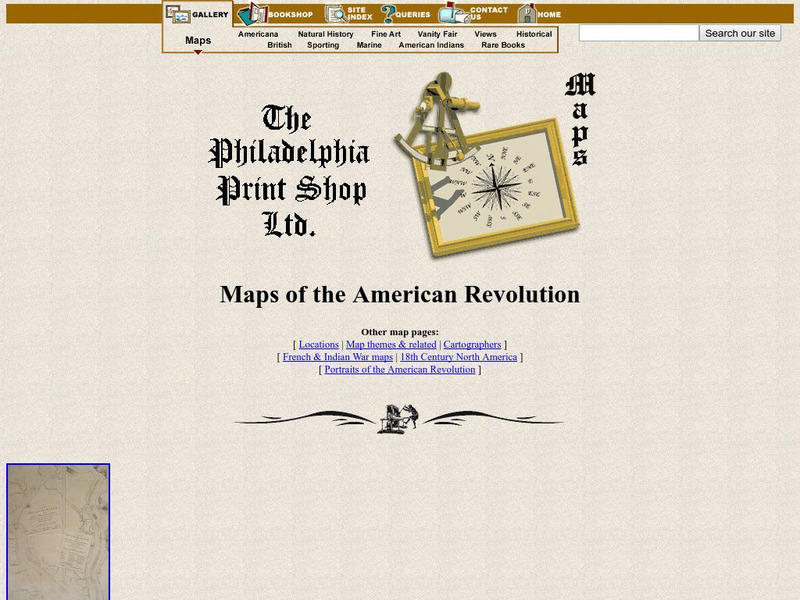 Maps of the American Revolution Graphic Maps of the American Revolution Graphic