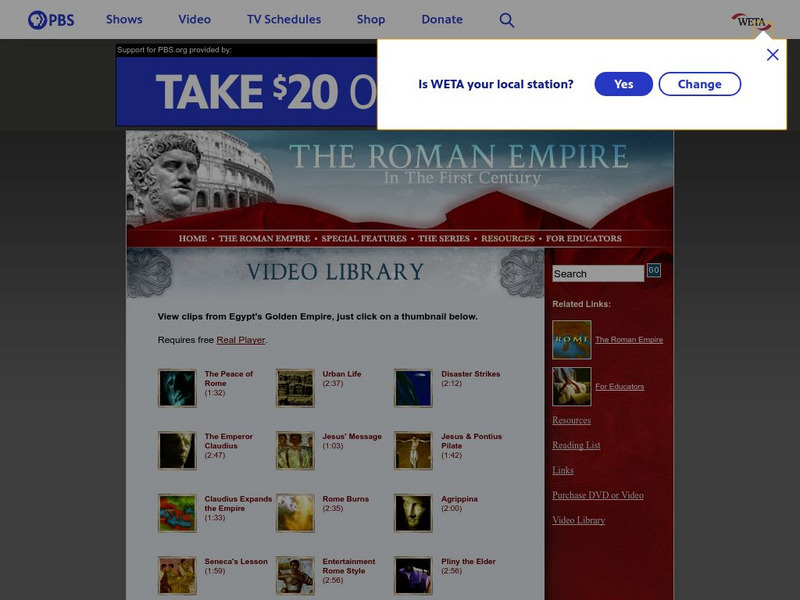 Pbs Teachers: Pliny the Younger Instructional Video