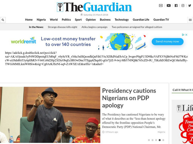 The Guardian Website