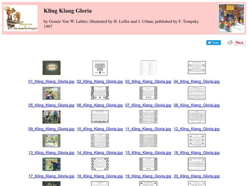 Children's Books Online: Kling Klang Gloria eBook Children's Books Online: Kling Klang Gloria eBook