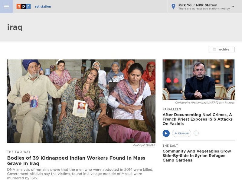 Npr: Iraq Audio Npr: Iraq Audio