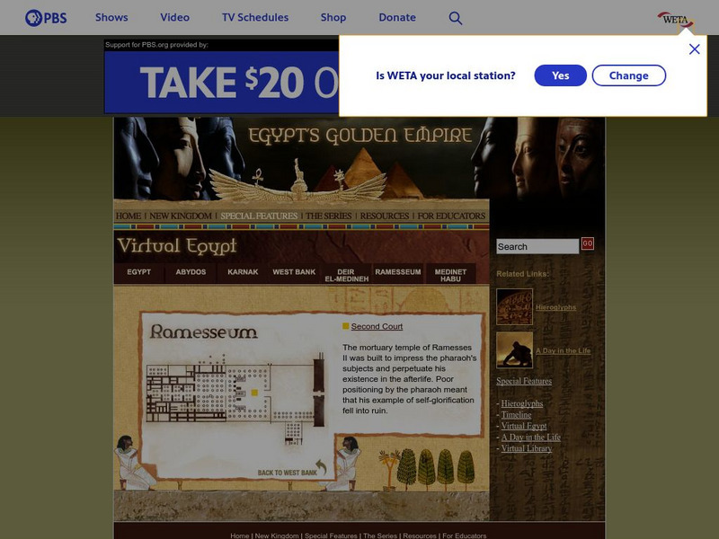 Pbs: Egypt's Golden Kingdom: Ramesseum Interactive Pbs: Egypt's Golden Kingdom: Ramesseum Interactive