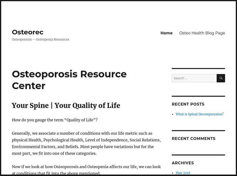 Osteoporosis Resource Centers: What Is Osteoporosis? Article Osteoporosis Resource Centers: What Is Osteoporosis? Article