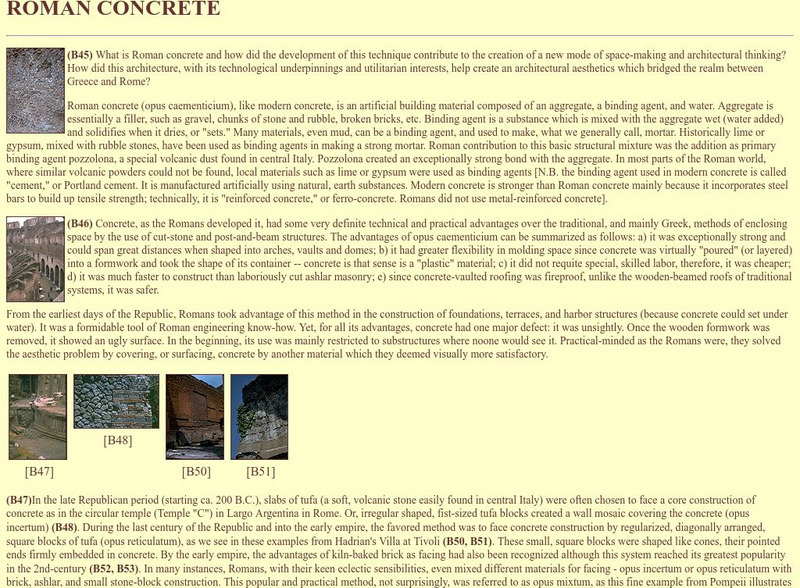 University of California Santa Barbara: What Is Roman Concrete? Handout University of California Santa Barbara: What Is Roman Concrete? Handout