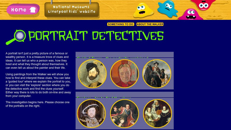 National Museums Liverpool: Portrait Detectives Interactive National Museums Liverpool: Portrait Detectives Interactive
