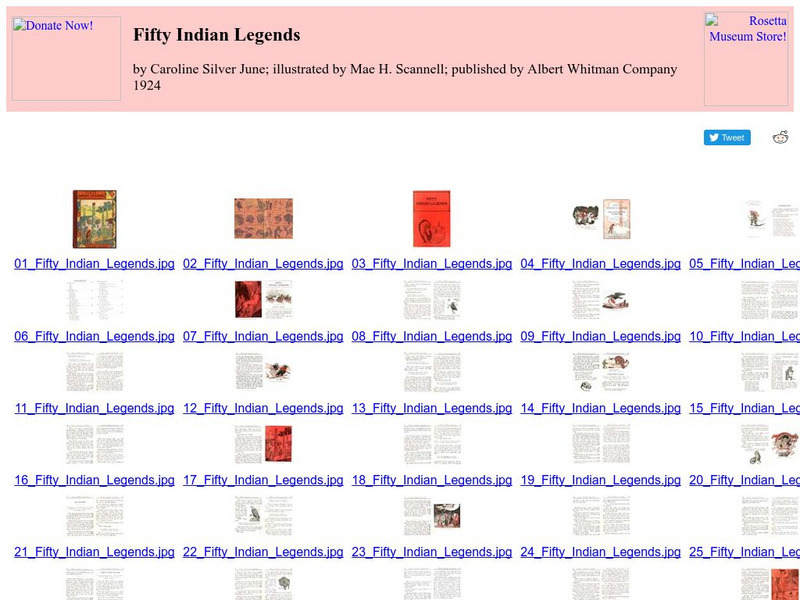 Children's Books Online: Fifty Indian Legends eBook