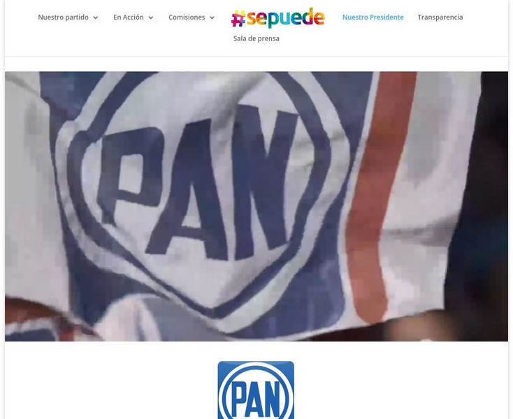 Partido Accion Nacional Website Partido Accion Nacional Website