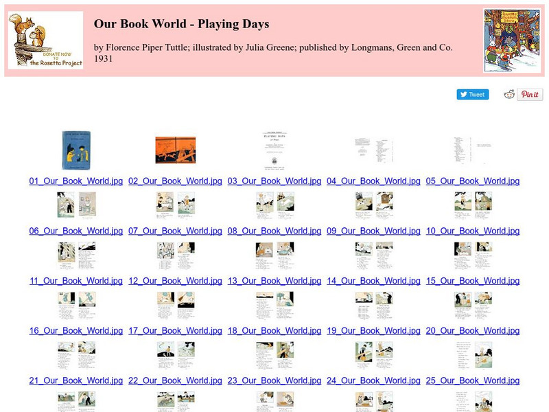 Children's Books Online: Our Book World Playing Days eBook