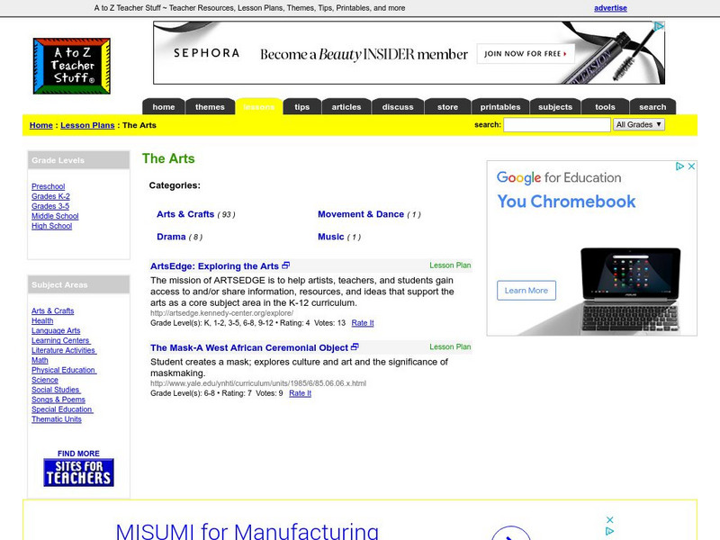 Lesson Plan Z: The Arts Lesson Plan Lesson Plan Z: The Arts Lesson Plan