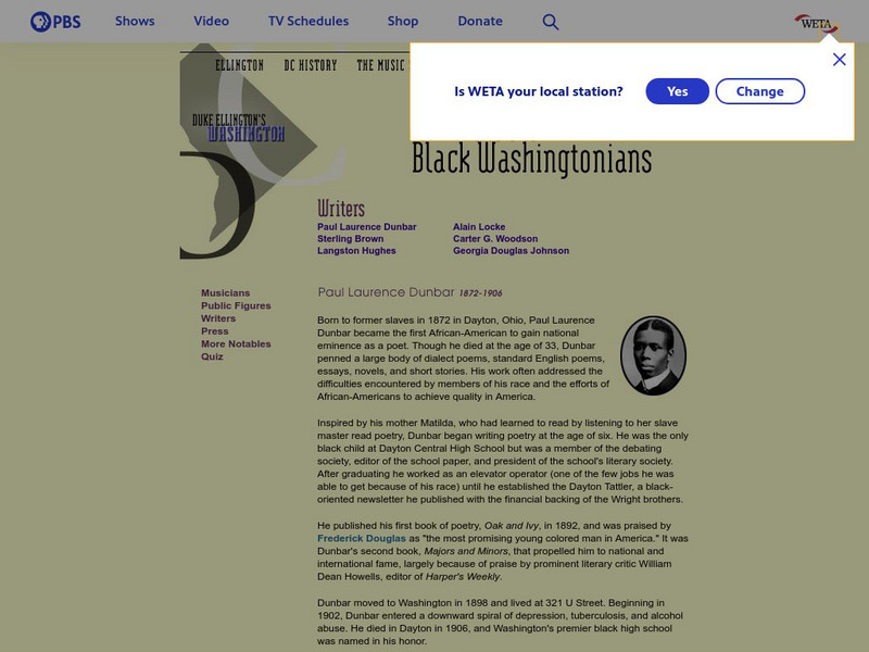 Pbs.org: Sterling Brown, Biography Website Pbs.org: Sterling Brown, Biography Website
