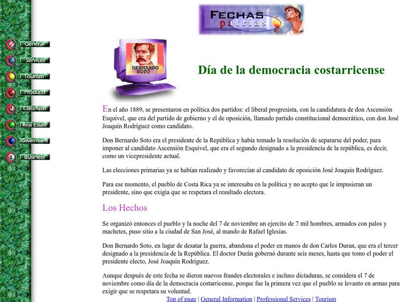 Historical Dates: Dia De La Democracia Costarricense Article