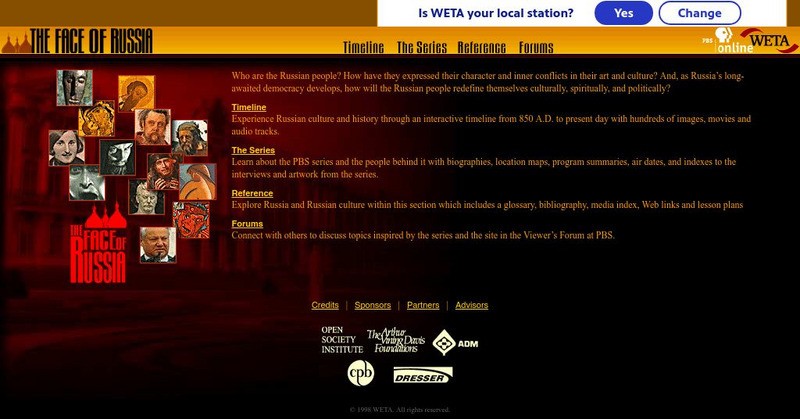 Pbs: The Face of Russia Website Pbs: The Face of Russia Website