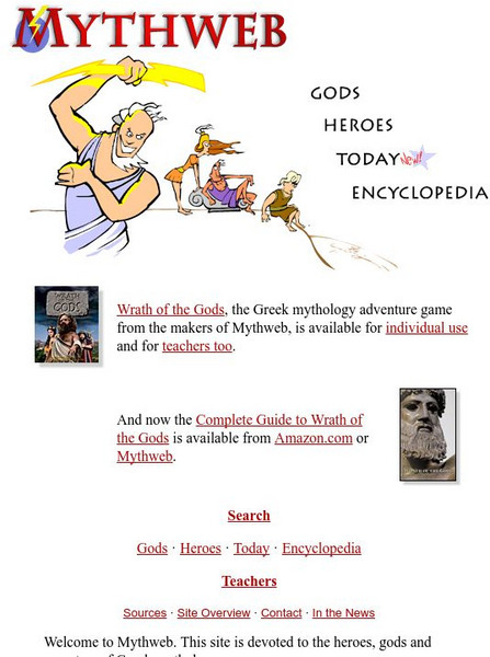 Mythweb Website Mythweb Website