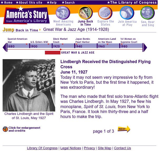 Loc: America's Story: Charles Lindbergh, Flying Cross Activity Loc: America's Story: Charles Lindbergh, Flying Cross Activity