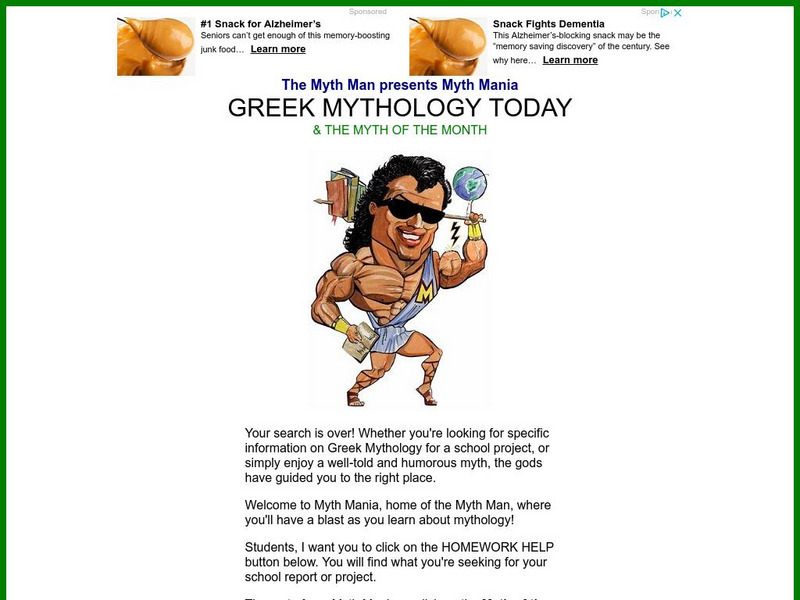 Greek Mythology Today and Myth of the Month Website Greek Mythology Today and Myth of the Month Website