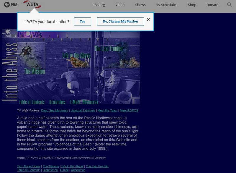 Pbs: Journey Into the Abyss Interactive