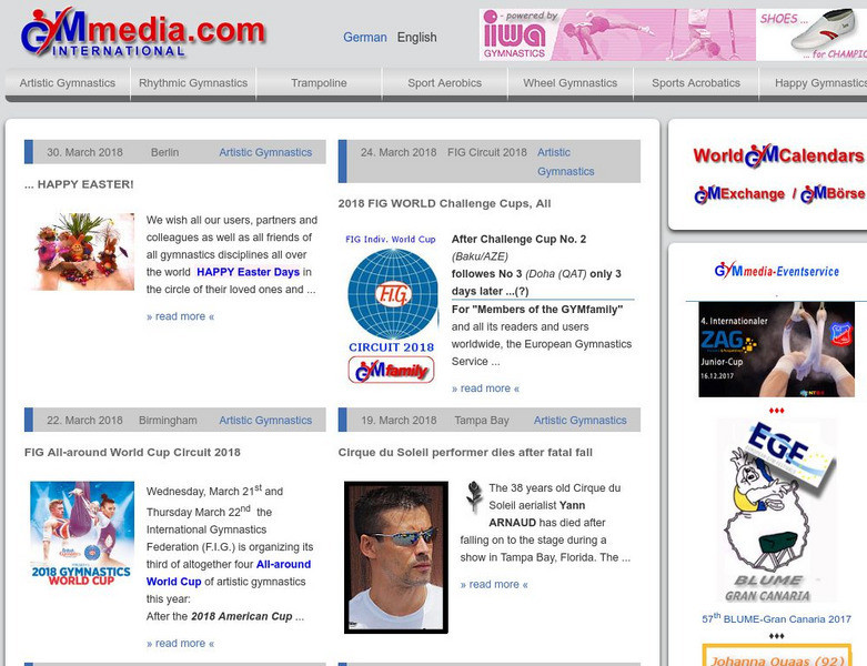 Gymmedia Online/gymnastics Website Gymmedia Online/gymnastics Website