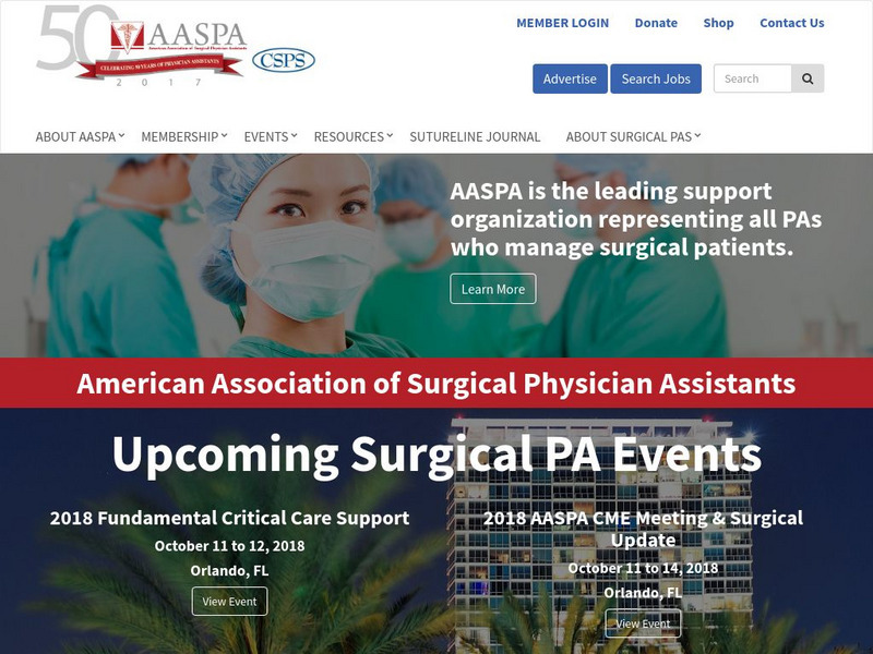 American Association of Surgical Physician Assistants Website