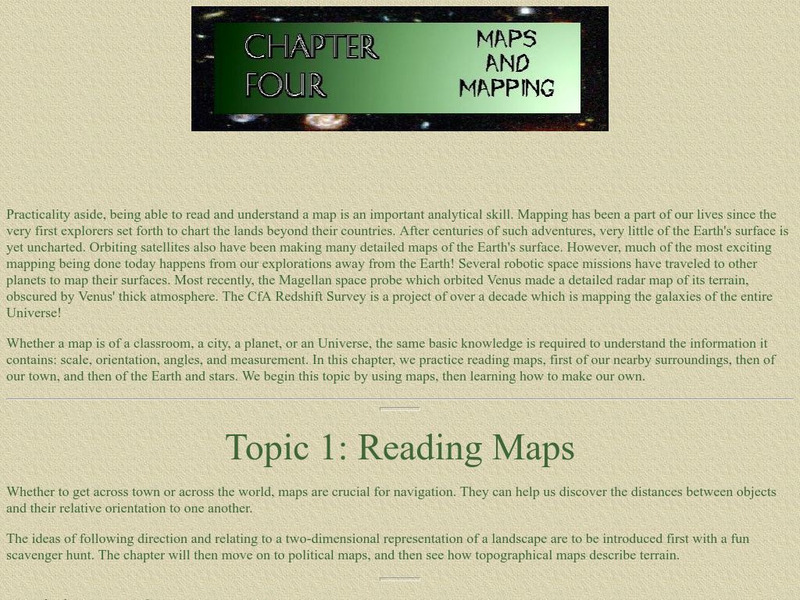 Harvard University: Maps and Mapping Lesson Plan