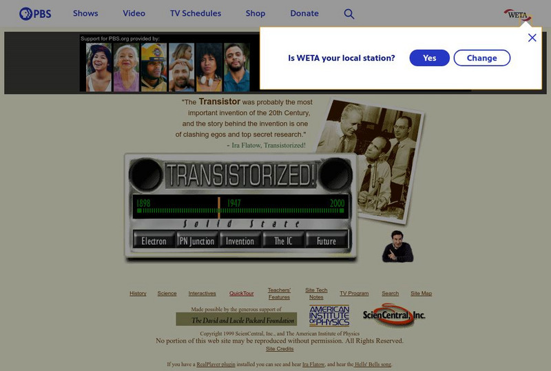 Pbs: Transistorized! Website Pbs: Transistorized! Website