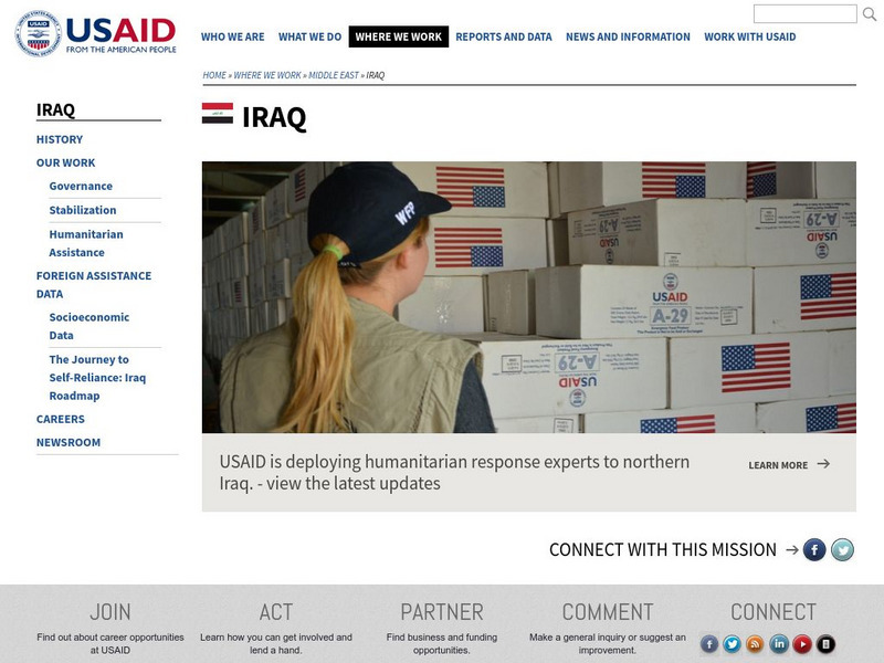 Usaid: Iraq Website