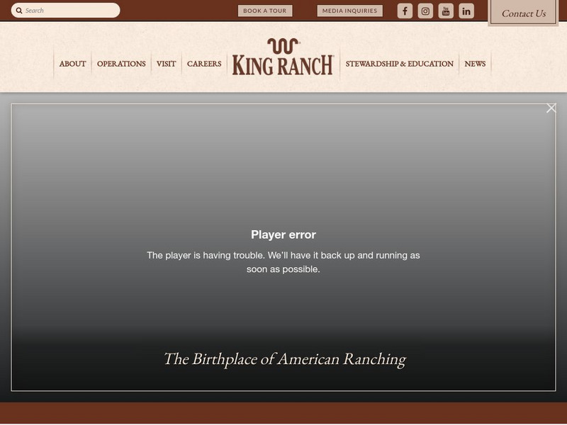 King Ranch: Homepage Website King Ranch: Homepage Website