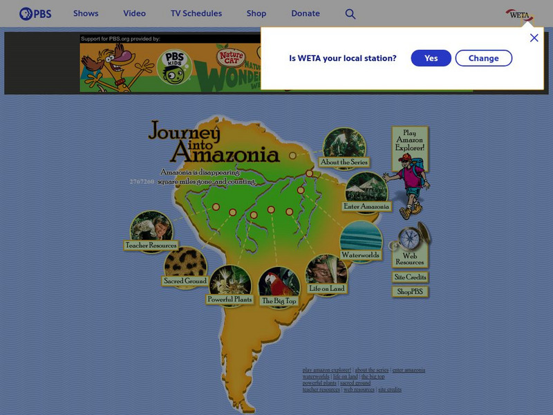 Pbs: Journey Into Amazonia Activity Pbs: Journey Into Amazonia Activity