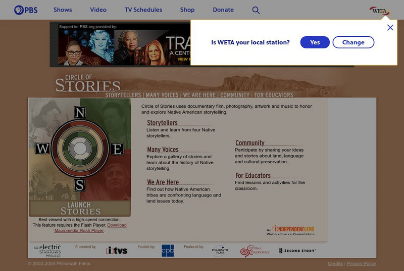 Pbs: Circle of Stories Unit Plan Pbs: Circle of Stories Unit Plan
