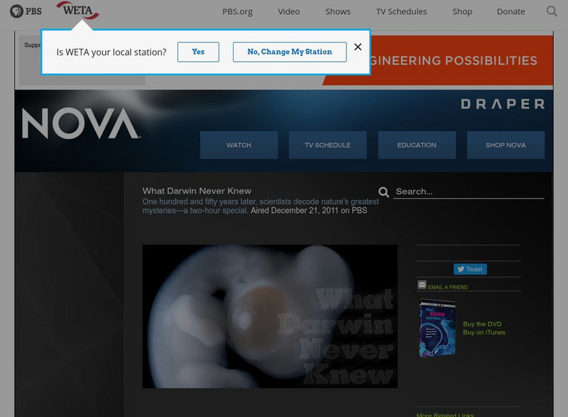 Pbs Nova: What Darwin Never Knew Instructional Video