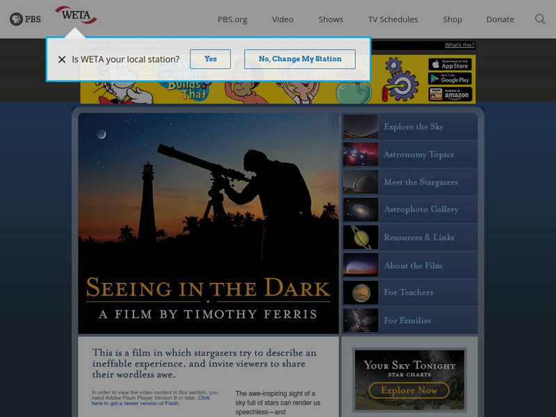 Pbs: Seeing in the Dark Unit Plan Pbs: Seeing in the Dark Unit Plan