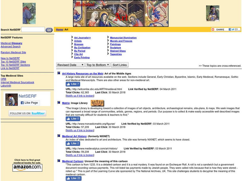 Netsurf: Art [Medieval] Website