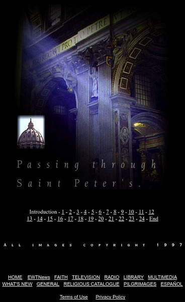 Global Catholic Network: Passing Through St. Peter's Basilica PPT Global Catholic Network: Passing Through St. Peter's Basilica PPT