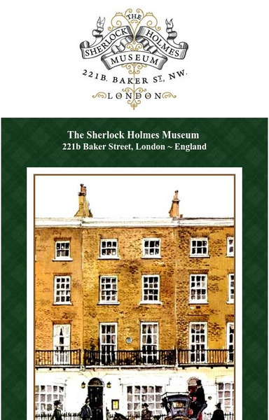 The Sherlock Holmes Museum Website The Sherlock Holmes Museum Website