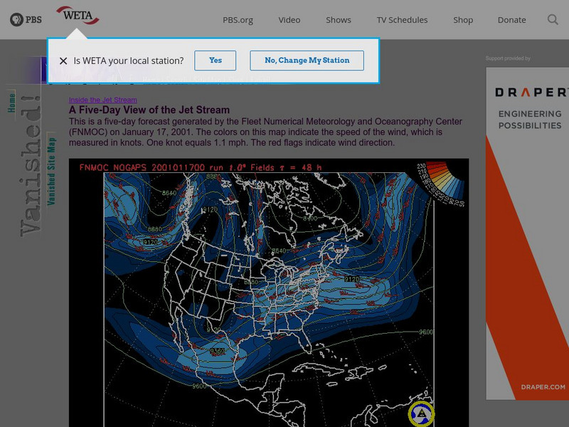Nova: A Five Day View of the Jet Stream Graphic