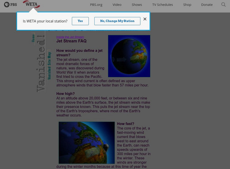 Nova: Jet Stream Frequently Asked Questions Handout