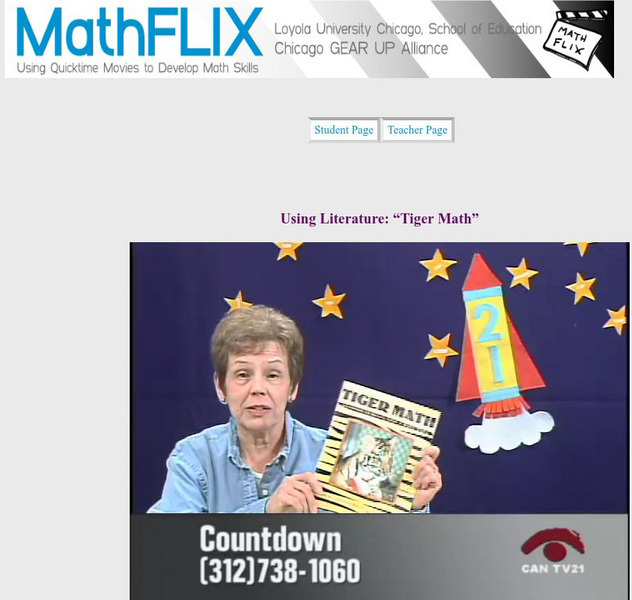 Math Flix: Graphs: Literature "Tiger Math" Instructional Video Math Flix: Graphs: Literature "Tiger Math" Instructional Video