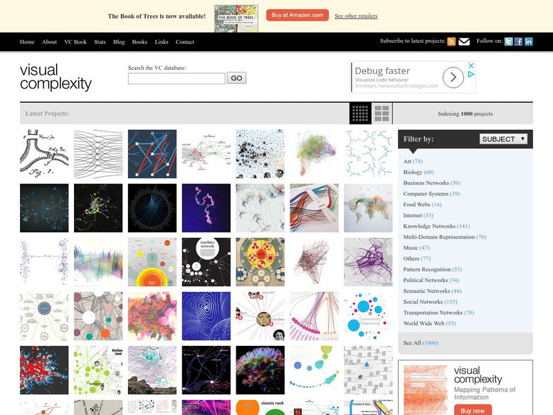 Visual Complexity: Visualizing Complex Networks Website Visual Complexity: Visualizing Complex Networks Website