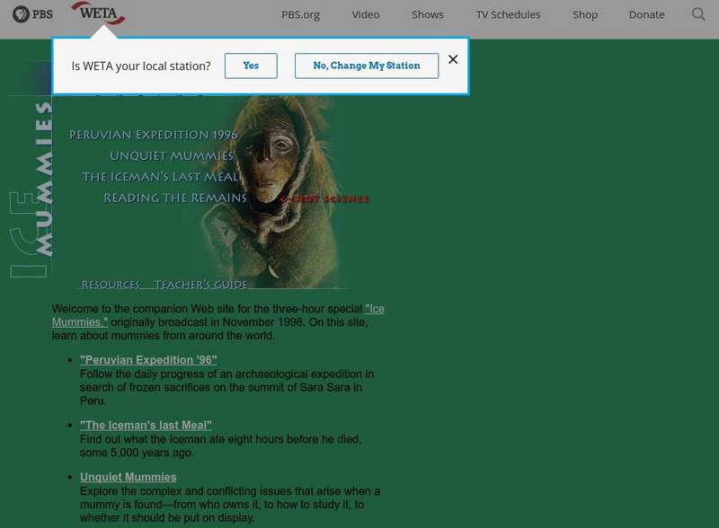 Nova: Ice Mummies Instructional Video