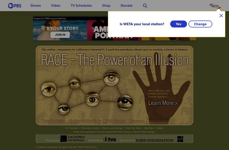 Race: The Power of an Illusion Website