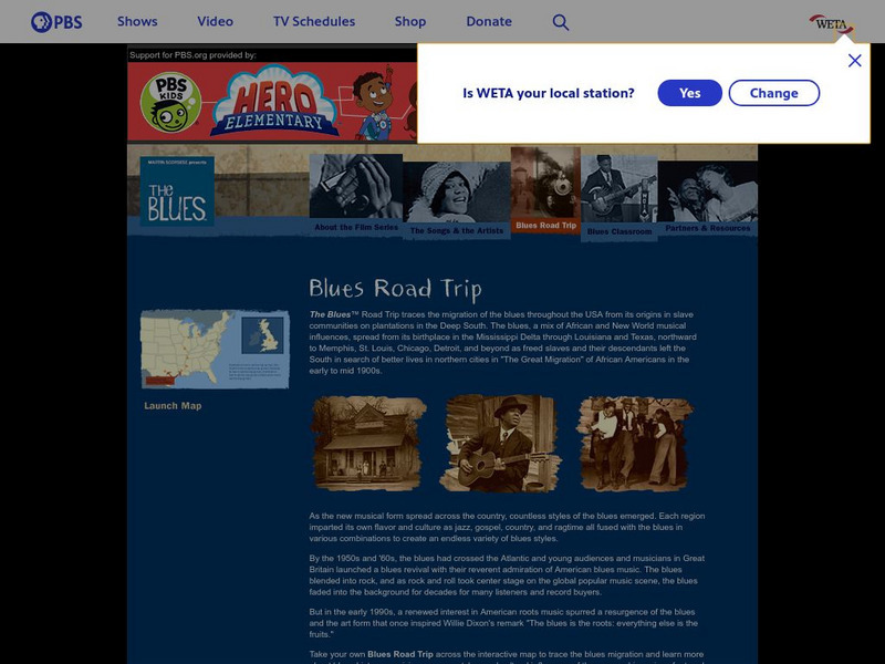 Pbs: Blues Road Trip Interactive Pbs: Blues Road Trip Interactive