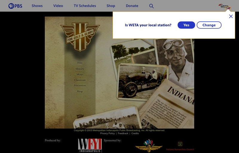 Pbs: For Gold and Glory Website Pbs: For Gold and Glory Website