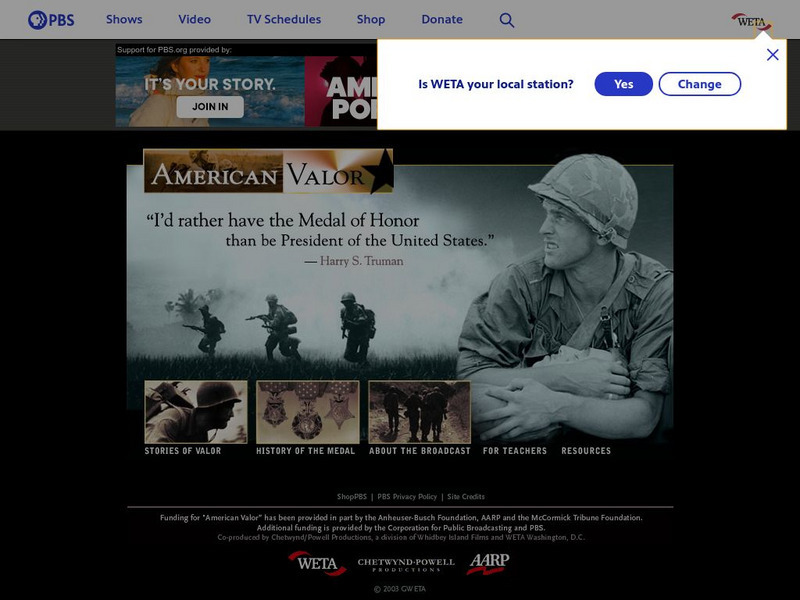 Pbs: American Valor Website Pbs: American Valor Website