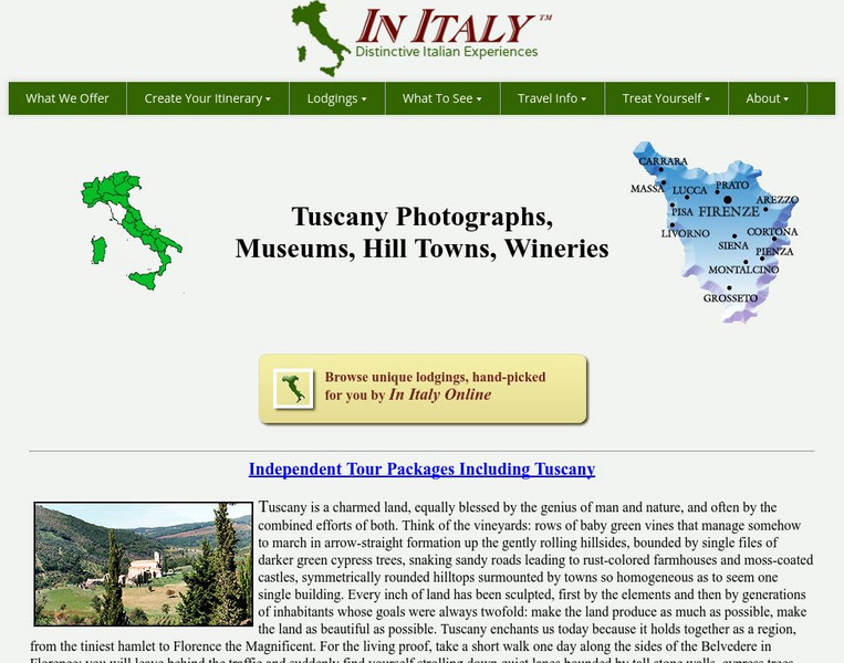 Welcome to Tuscany! Website Welcome to Tuscany! Website